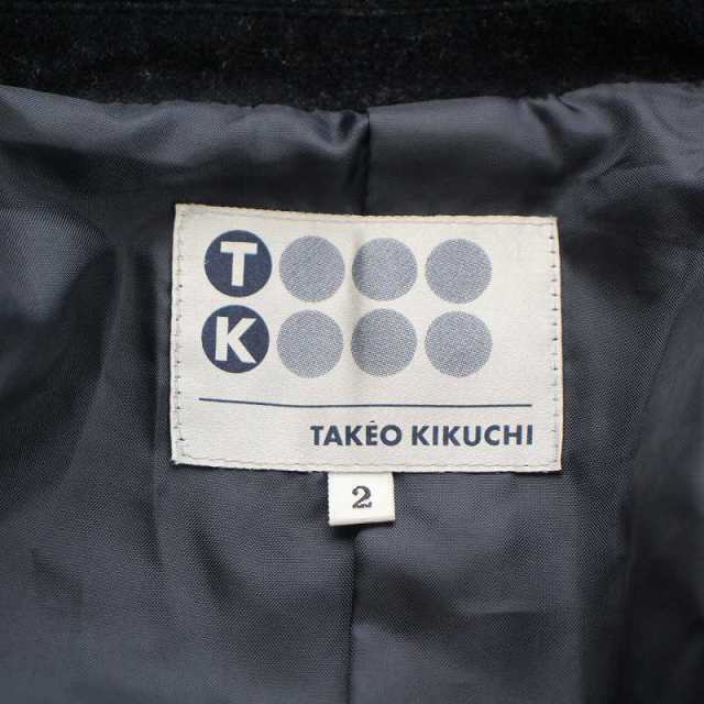 中古】タケオキクチ TAKEO KIKUCHI テーラードジャケット 1B ベロア