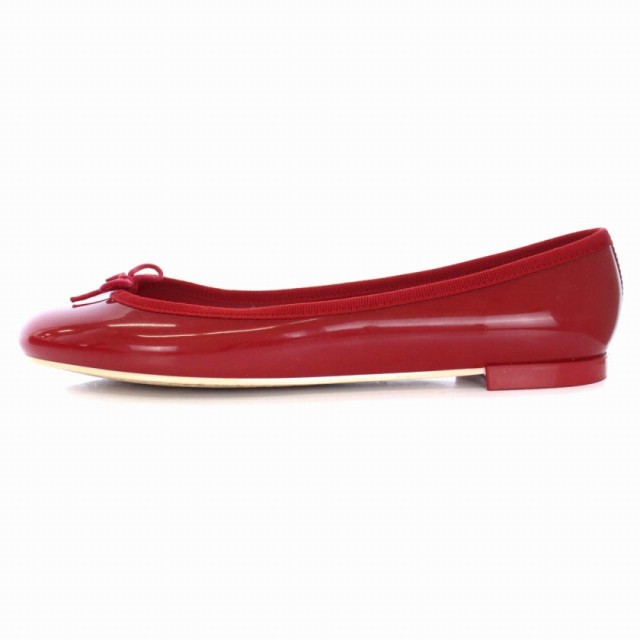 【中古】レペット Repetto レインシューズ バレエシューズ パンプス フラット リボン エナメル 41 26cm 赤 レディース｜au PAY  マーケット