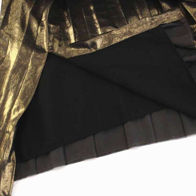 イザベルマラン ゴールド スカート光沢 - ひざ丈スカート