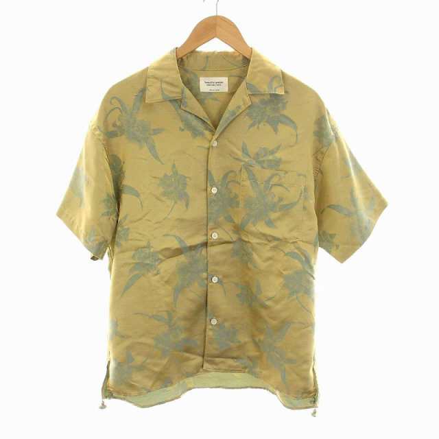 ビューティフルピープル aloha jacquard open-necked shirt アロハ ...