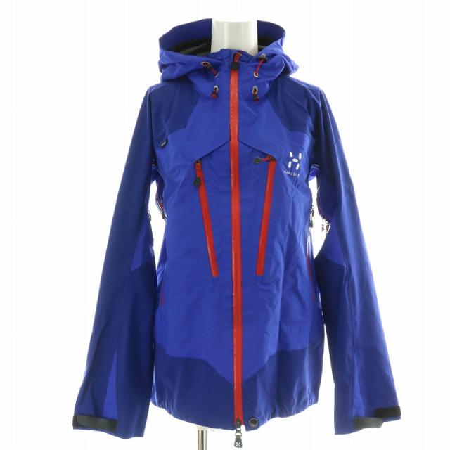 【中古】ホグロフス HAGLOFS マウンテンパーカー ジャケット ジップアップ M 青 ブルー 赤 レッド /NW31 ▲Hの通販は 5,220円
