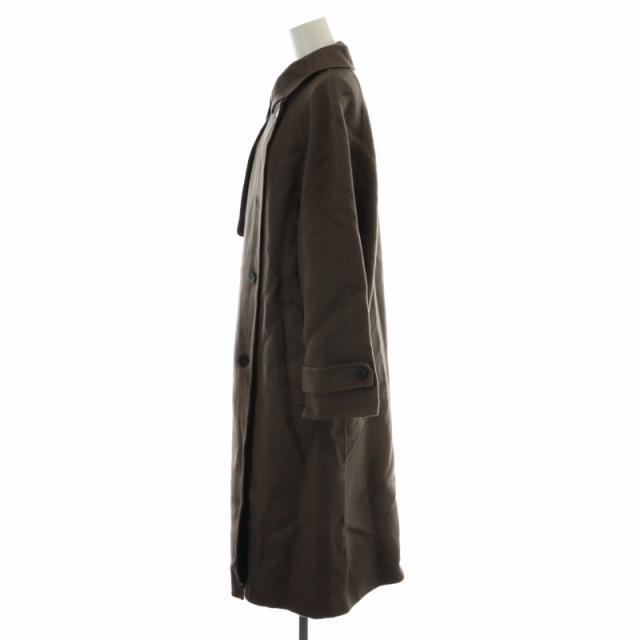 【中古】セオリーリュクス theory luxe 22AW NEW MOTION BOHELI トレンチコート カシミヤ混 ダブル ウール 38 茶_1