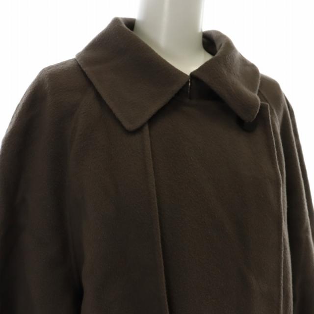 【中古】セオリーリュクス theory luxe 22AW NEW MOTION BOHELI トレンチコート カシミヤ混 ダブル ウール 38 茶_4