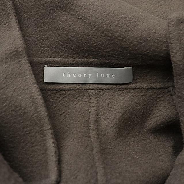 【中古】セオリーリュクス theory luxe 22AW NEW MOTION BOHELI トレンチコート カシミヤ混 ダブル ウール 38 茶_6