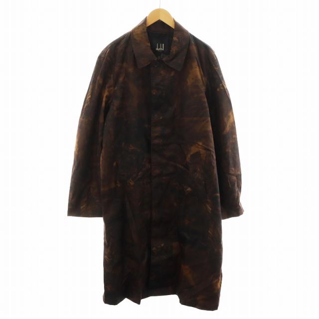【中古】未使用品 ダンヒル dunhill 19AW ウオールナット ダッシュ マックライトコート L 茶 ■GY12