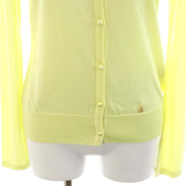 中古】レオナール LEONARD FASHION カーディガン 長袖 ラインストーン