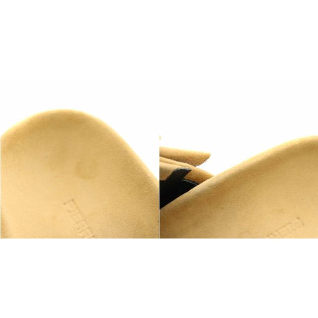 【中古】ピエールアルディ PIERRE HARDY サンダル レザー 切替 ヒョウ柄 レオパード柄 37 23.5cm 茶 ブラウン