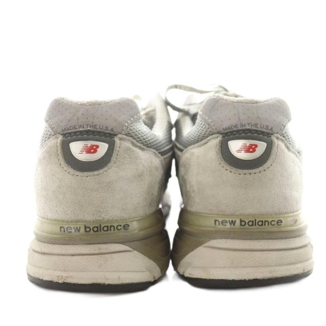 【中古】ニューバランス NEW BALANCE M990GL4 990V4 スニーカー シューズ US9 27.0cm USA製 グレー