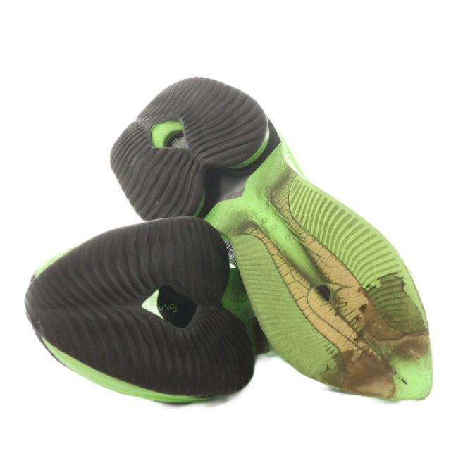 【中古】ナイキ NIKE エアズーム アルファフライ ネクスト スニーカー シューズ US12 30.0cm 緑 黒 CI9925-400