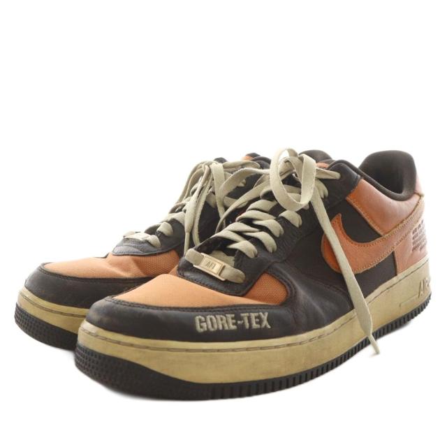 【中古】ナイキ エアフォース スニーカー シューズ US12 30.0cm オレンジ 茶 DO2760-220