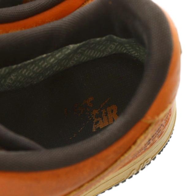 【中古】ナイキ エアフォース スニーカー シューズ US12 30.0cm オレンジ 茶 DO2760-220