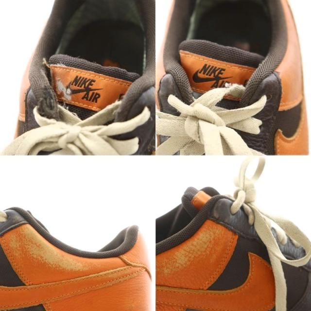 【中古】ナイキ エアフォース スニーカー シューズ US12 30.0cm オレンジ 茶 DO2760-220