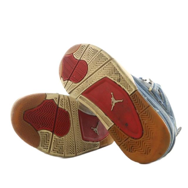 【中古】ナイキ × リーバイス エアジョーダン デニム スニーカー シューズ US10 28.0cm インディゴ AO2571-401