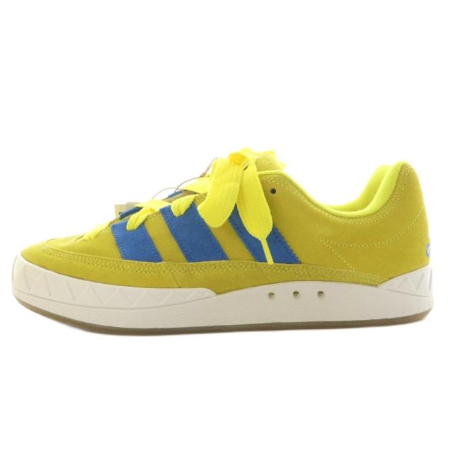 【中古】未使用品 アディダスオリジナルス アディマティック スニーカー シューズ US10 28.0cm 黄 GY2090