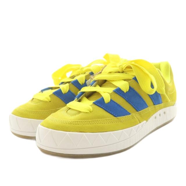 【中古】未使用品 アディダスオリジナルス アディマティック スニーカー シューズ US10 28.0cm 黄 GY2090