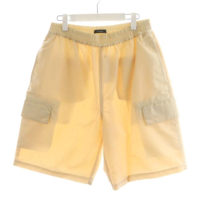 【中古】未使用品 チノ CINOH エコニール ハーフパンツ ECONYL HALF PANTS ショートパンツ 48 ベージュ
