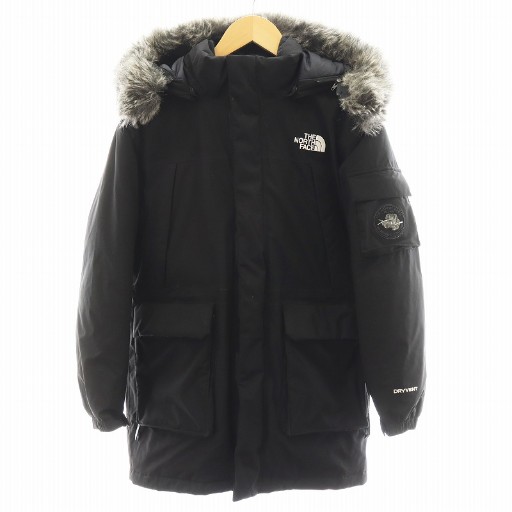 【中古】ザノースフェイス THE NORTH FACE McMURDO DOWN JACKET ダウンジャケット ロゴ アウター 150cm 黒