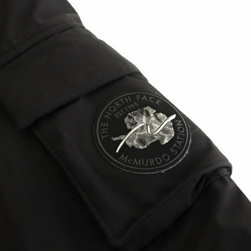 【中古】ザノースフェイス THE NORTH FACE McMURDO DOWN JACKET ダウンジャケット ロゴ アウター 150cm 黒_4
