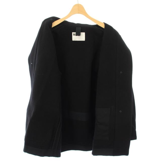 【中古】マーガレットハウエル MHL. 23AW HEAVY COTTON WOOL DRILL COAT コート ミドル丈 アウター 2 黒 レディース_3