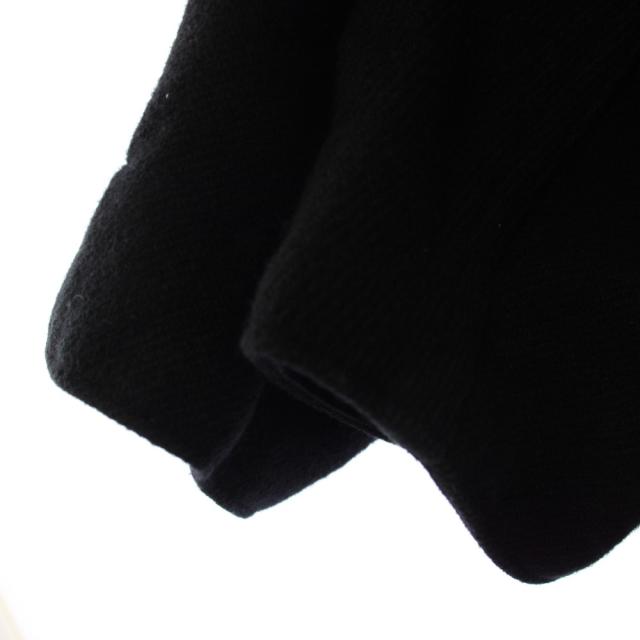 【中古】マーガレットハウエル MHL. 23AW HEAVY COTTON WOOL DRILL COAT コート ミドル丈 アウター 2 黒 レディース_5