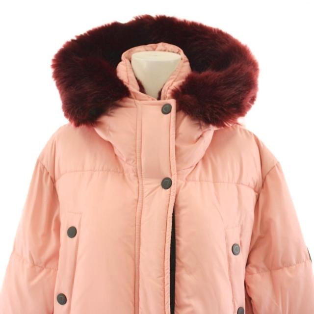 中古】未使用品 デシグアル Desigual パッド入り長オーバーコート 中綿