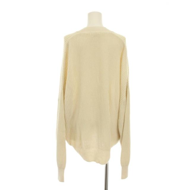 【中古】セントオブ SCENTOF 23SS シルクリネンカーディガン ニット Vネック 長袖 白 アイボリー 23080587301010_1