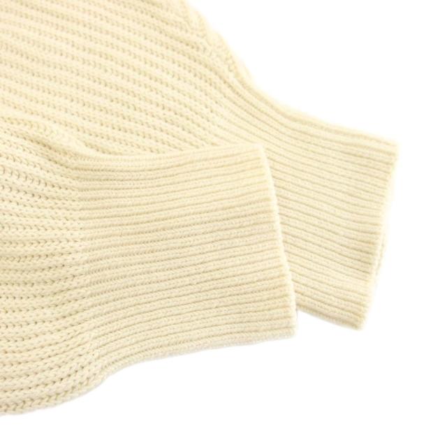 【中古】セントオブ SCENTOF 23SS シルクリネンカーディガン ニット Vネック 長袖 白 アイボリー 23080587301010_5
