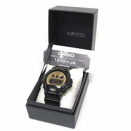 中古 カシオジーショック Casio G Shock 腕時計 クレイジーカラーズ デジタル 黒金 Dw 6900cb メンズの通販はau Pay マーケット ブランド古着のベクトル