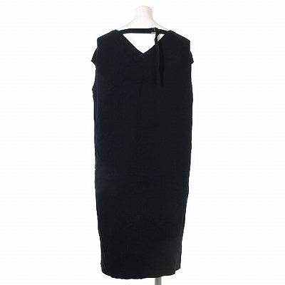 中古 プラステ Plst ワンピース ニット ミニ チュニック ノースリーブ 無地 ネイビー M レディースの通販はau Pay マーケット ブランド古着のベクトル