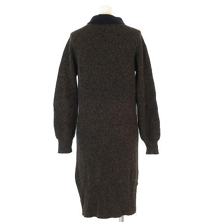 中古 ラコステ Lacoste ワンピース ニット 長袖 サイドジップ ロゴ ワッペン ウール 茶 ブラウン 38 レディースの通販はau Pay マーケット ブランド古着のベクトル