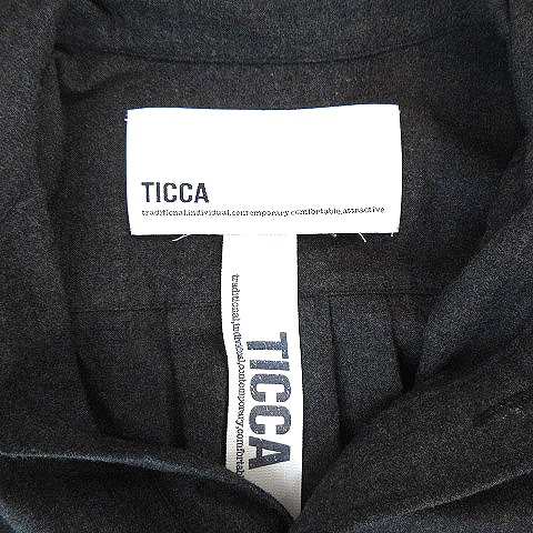 中古 ティッカ Ticca 16aw シャツ ワンピース 膝丈 長袖 ウール 16aw 302 グレー F Vgps レディースの通販はau Pay マーケット ブランド古着のベクトル