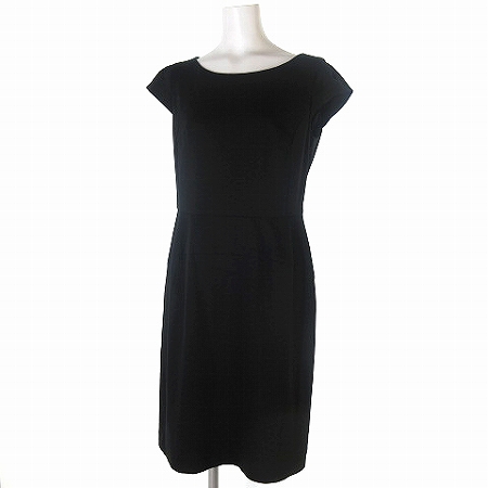 中古 アンタイトル Untitled ワンピース 膝丈 半袖 フレンチスリーブ フォーマル 黒 ブラック 2 Vgpm レディースの通販はau Pay マーケット ブランド古着のベクトル