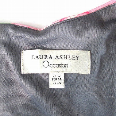 中古 ローラアシュレイ Laura Ashley Occasion ワンピース ドレス タイト 膝丈 半袖 バラ 花柄 総柄 赤系 Usa6 レディースの通販はau Pay マーケット ブランド古着のベクトル