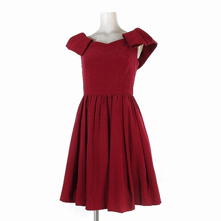 中古 リリーブラウン Lily Brown ワンピース オフショル ミニ ノースリーブ チュール Lwfo 赤 0 レディースの通販はau Pay マーケット ブランド古着のベクトル
