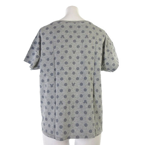 中古 未使用品 ユニクロ Uniqlo Tシャツ カットソー 半袖 ドット 水玉 ミッキー ディズニー 16ss グレー M トップス レディースの通販はau Pay マーケット ブランド古着のベクトル