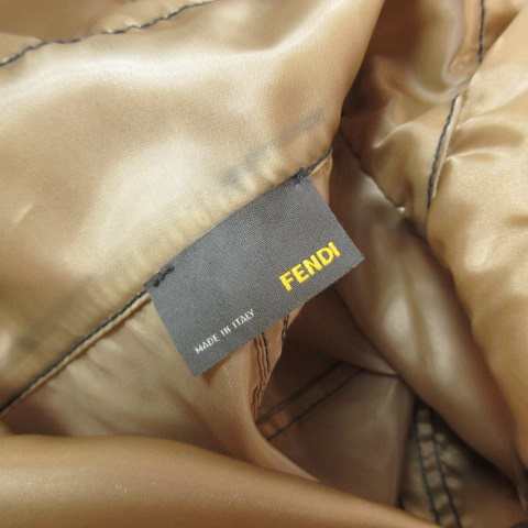 中古】フェンディ FENDI ベルト付 シースルー ロング コート