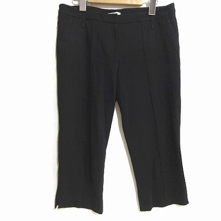 中古】トゥービーシック TO BE CHIC クロップド パンツ ストレッチ