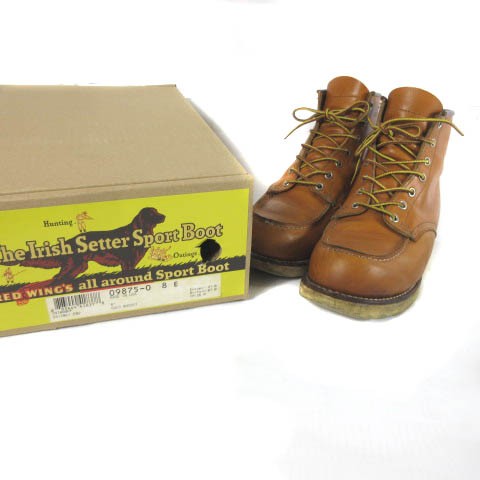 RED WING 9875 9.5E復刻犬タグ　アイリッシュセッター