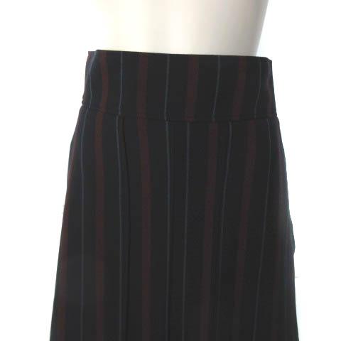 中古】シーバイクロエ SEE BY CHLOE スカート ストライプ ひざ丈  