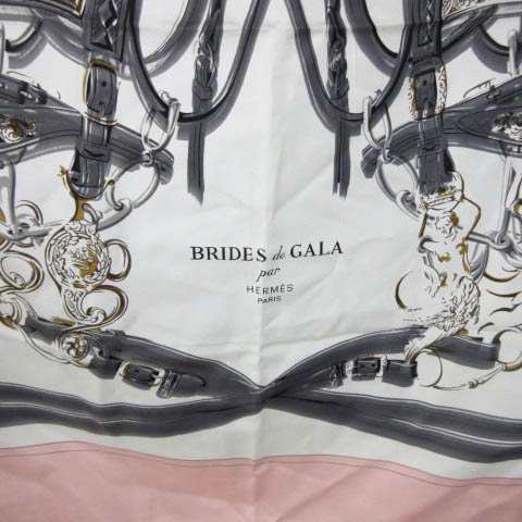 中古】エルメス HERMES BRIDES de GALA par カレ90 スカーフ 式典用の