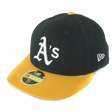 中古】ニューエラ LP 59FIFTY 5950 MLB オークランドアスレチックス