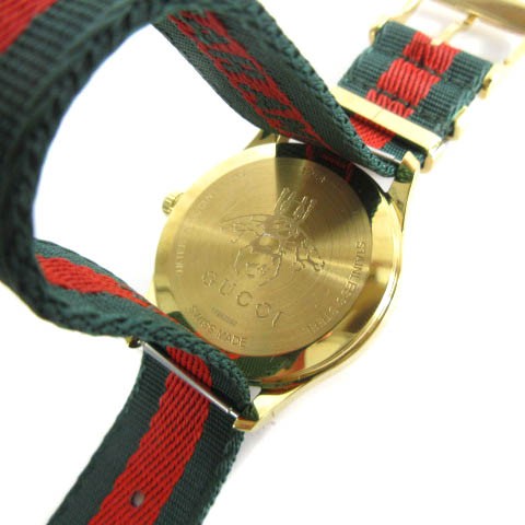 中古】グッチ GUCCI 美品 YA126487A Ｇタイムレス ウォッチ 腕時計