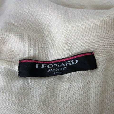 中古】レオナール LEONARD ファッション FASHION カーディガン 衿付き