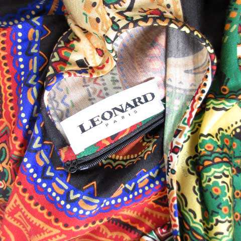 中古】レオナール LEONARD PARIS ワンピース ペイズリー 膝丈 長袖 ウエストマーク ブラック 黒 40 レディースの通販はau PAY  マーケット - ブランド古着のベクトル | au PAY マーケット－通販サイト