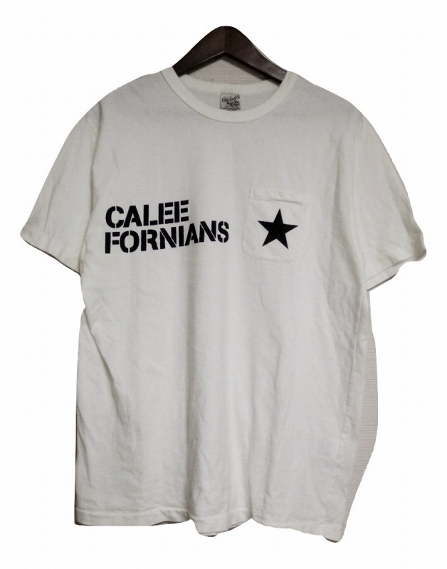 中古 キャリー Calee Washed Star Pocket T Shirt 半袖 Tシャツ プリント M 白 ホワイト 丸首 クルーネック メンズの通販はau Pay マーケット ブランド古着のベクトル