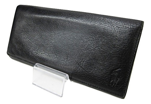 中古 ポロ ラルフローレン Polo Ralph Lauren レザー長財布 黒 ブラック ワンポイント ロゴ 革 ウォレット メンズの通販はau Pay マーケット ブランド古着のベクトル