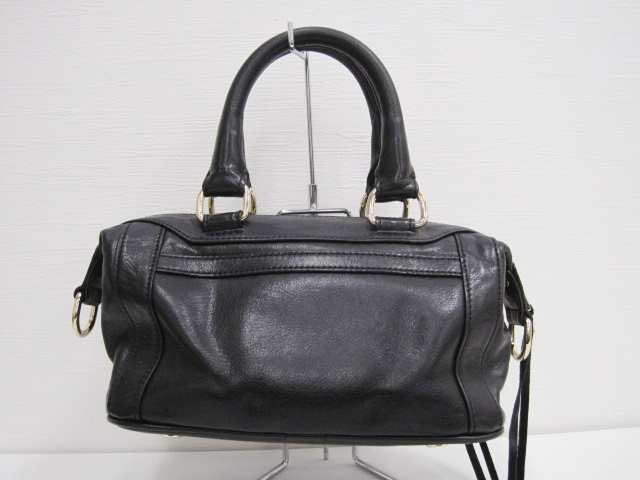 中古】レベッカミンコフ Rebecca Minkoff ミニハンドバッグ 黒