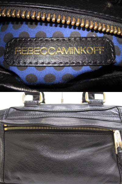 中古】レベッカミンコフ Rebecca Minkoff ミニハンドバッグ 黒