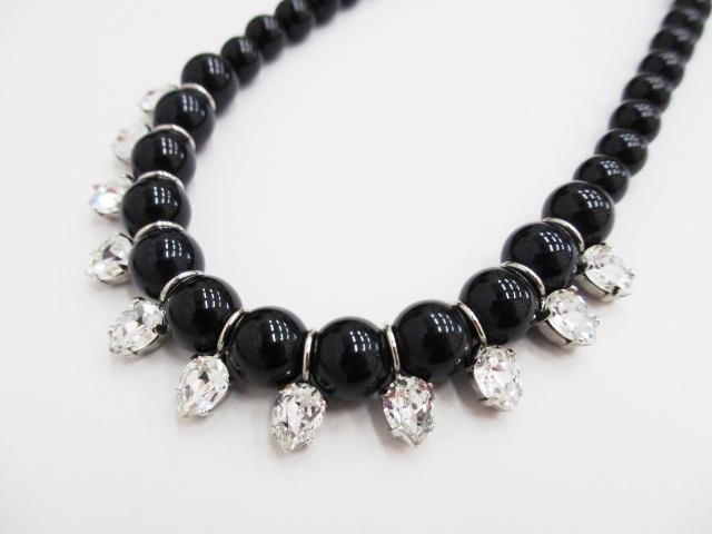 中古 ユナイテッドアローズ United Arrows ボール ネックレス ブラック 黒 アクセサリー ラインストーン付 の通販はau Pay マーケット ブランド古着のベクトル