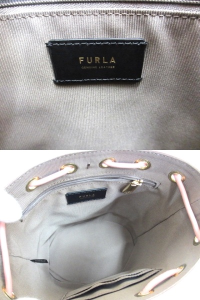 中古】フルラ FURLA クリオ バケットバッグ ピンク WB00588 BX0306 